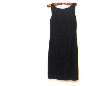 Navy Blue Banana Republic Lace Dress